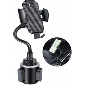 VICSEED Upgraded Ultra Stable Cup Holder Phone Mount Cup Phone Holder for Car Universal Phone Cup Mount Fit for iPhone SE 11 Pro Max Xs Xr X 9 8 7Plus, Galaxy Note10 S20+ S10+ S9 Google LG All Phone
