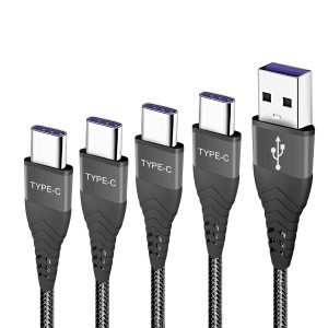 USB C Charger Cable 1FT 3FT 6FT 10FT Cord for Google Pixel 4 3A 3 2 XL 4XL 3XL 2XL Pixel3,Samsung Galaxy S10 S10E S10+ 5G S20 Plus Ultra,LG V40 V35 V50 V60 Thinq K51,3A Fast Charge Charging Power Wire