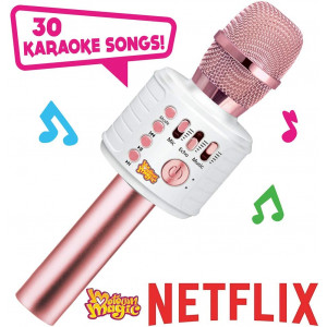 Move2Play Motown Magic Bluetooth Karaoke Microphone, Pink, for Girls, for 4 5 6 7 8 Year Old Girls, Pink Mic