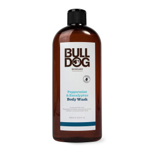 Bulldog Mens Skincare and Grooming Body Wash, Peppermint and Eucalyptus, 16.9 Ounce