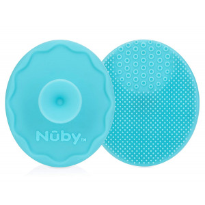 Nuby Scrubbies 2pk Silicone Bath Brush with Built-in Handle