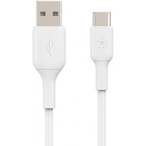 Belkin USB-C Cable (Boost Charge USB-C to USB Cable, USB Type-C Cable for Note10, S10, Pixel 4, iPad Pro, Nintendo Switch and More), 6ft/2m, White, Model: CAB001bt2MWH