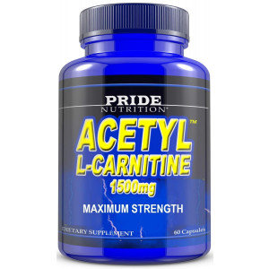Acetyl L-Carnitine 1,500 mg High Potency Supports Natural Energy Production, Supports Memory/Focus - 60 Easy to Swallow Capsules