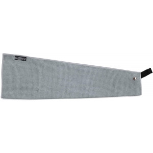 Clothlete Magnetic Microfiber Golf Towel 16" x 24" (Gray) 1 Pack