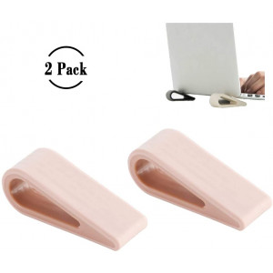 Laptop Keyboard Stands Universal Notebook Stands Anti-Slip Durable Silicone Elevation Stand Lightweight Stable Kickstand for Laptop (Pink)