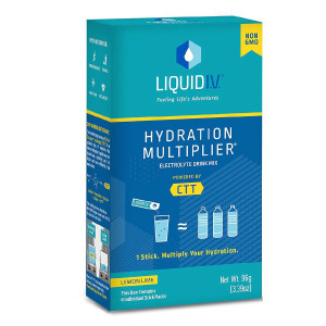Liquid I.V. Hydration Multiplier, Electrolyte Powder, Supplement Drink Mix Lemon Lime