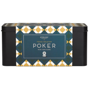 Sterling Poker Set In Tin Gift Box