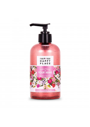 Find Your Happy Place Liquid Gel Hand Wash Wrapped In Your Arms Blush Rose and Magnolia 9.5 fl oz
