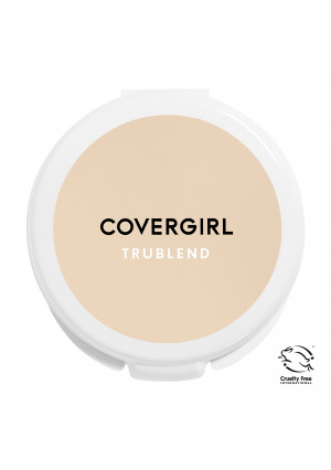 COVERGIRL TruBlend Pressed Blendable Powder, Translucent Fair, .39 Oz, Setting Powder, Translucent Powder, Controls Excess Oil, Skin Brightening, Blurs the Appearance of Pores
