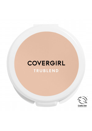 COVERGIRL TruBlend Pressed Blendable Powder, Translucent Light, 0.39 oz, Setting Powder, Translucent Powder, Controls Excess Oil, Skin Brightening, Blurs the Appearance of Pores