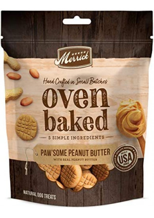 Merrick Oven Baked Natural Crunchy Dog Treats Crafted in The USA