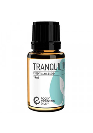 Rocky Mountain Oils Tranquility Essential Oil Blend - 100% Pure and Natural Essential Oils for Diffuser, Topical, and Home - Essential Oils to Promote Restful Nights - 15ml