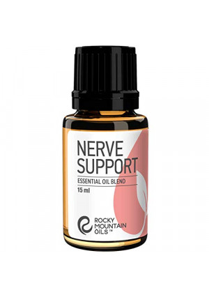 Rocky Mountain Oils Nerve Support Essential Oil Blend with 100% Pure and Natural Essential Oils - Relaxing Aromatherapy Oils for Diffuser, Massage Oil for Massage Therapy - 15ml