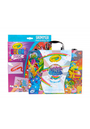 Crayola Color Magic Shimmer & Unicorns Coloring Art Set, Unisex Beginner Child, 200 Pieces