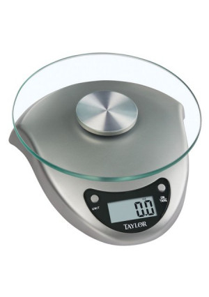 Taylor 3831s Silver Digital Kitchen Scale