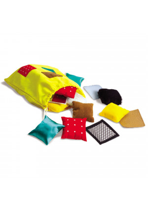 Educational Insights Teachable Touchables Textured Beanbags Squares, Toddler Sensory Toys, Preschool Toys, Ages 3+
