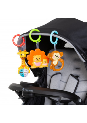 Smart Steps by Baby Trend Jingle Jungle 3-Pack Rattle Hooks