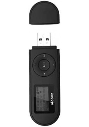 Mp3 Player,USB Mp3 Player with FM Radio,Voice Recorder,idoooz U2 8GB Music Player Support One-Button for Recording (Black)