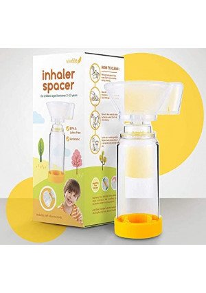Vivélle Handheld Spacer for Kids and Adults Includes Child Mask