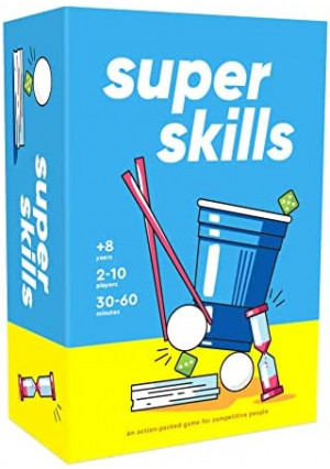 Super Skills - Action Game for Competitive People - Beat Your Friends at 120 Challenges - Fun Group Activity for Family Night or Party with Kids, Teens & Adults