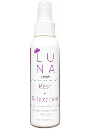 Premium Lavender Aromatherapy Spray - Great for Yoga, Pillow Spray, Relaxation, Sleep, and Room Spray - 100% Pure Lavender Essential Oil Mist - 10% to Charity