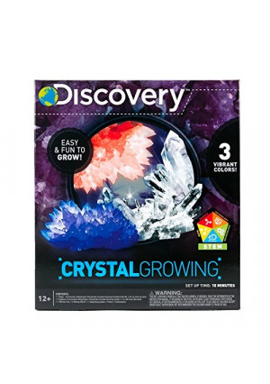 Discovery Crystal Growing Kit, Grow Colorful Crystals, STEM, 12+