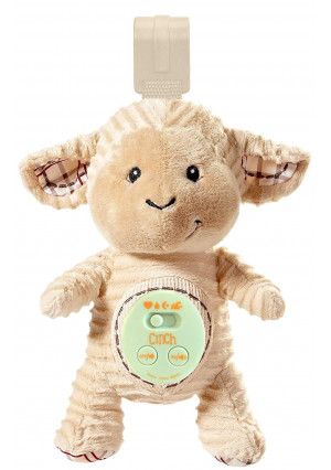 dexbaby Plush Mini Lamb - Sleep Aid Womb Sound Soother w/Playard and Crib Attachment