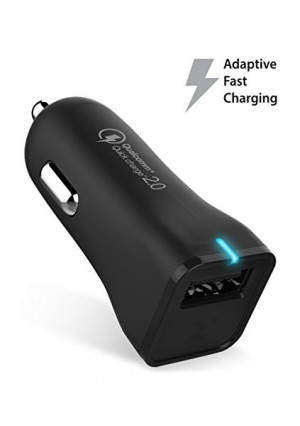 Ixir HTC Desire 530 Charger Micro USB 2.0 Cable Kit by TruWire { Car Charger + 2 Micro USB Cable} True Digital Adaptive Fast Charging uses dual voltages for up to 50% faster charging!