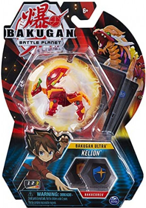 Bakugan Ultra, Kelion, 3-inch Collectible Action Figure and Trading Card, for Ages 6 and Up