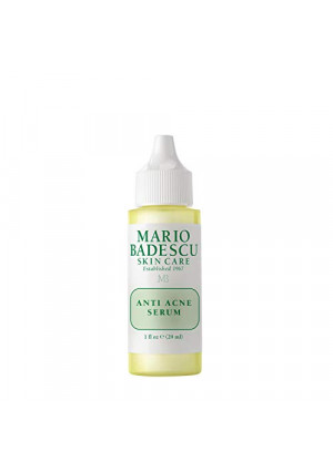 Mario Badescu Anti Acne Serum for Combination & Oily Skin | Clarifying Gel-Serum that Tackles Clogged Pores | Formulated with Salicylic Acid and Glycerin | 1 FL OZ