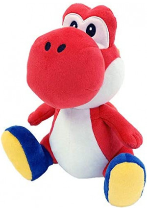 Little Buddy 1389 Super Mario All Star Collection Red Yoshi Plush, 7"