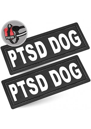 Industrial Puppy PTSD Dog Patch for Service Dog Vest - PTSD Service Dog Patches for Service Dog, Emotional Support, in Training, Service Dog in Training, and Therapy Dog Harnesses