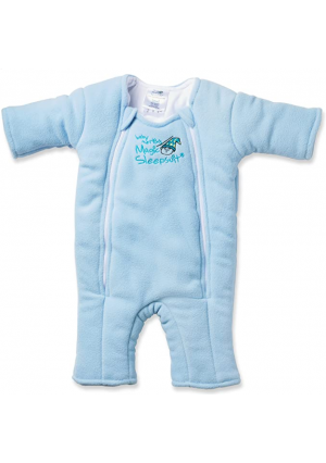 Baby Merlin's Magic Sleepsuit Microfleece (3-6 Months (12-18 lbs.), Blue)