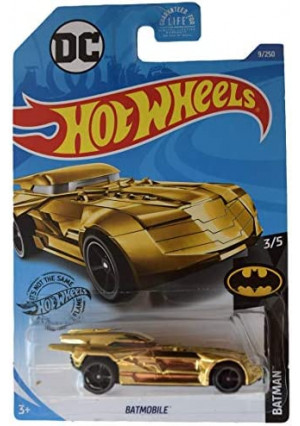 Hot Wheels Batmobile 9/250, Gold