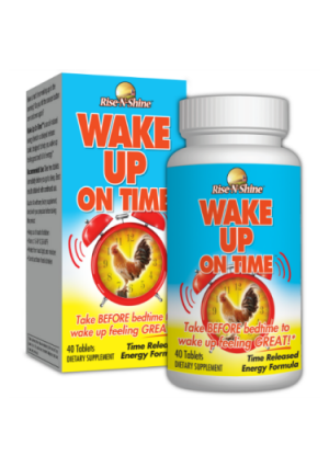 Wake Up On Time, It's What You Take BEFORE Bedtime to Wake Up Feeling Great!, 40 ct