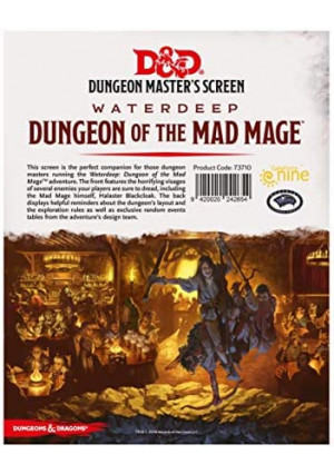 Gale Force Nine Dungeon of The Mad Mage - DM Screen, Multicolor (GFN73710)