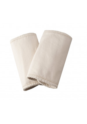 Ergobaby Organic Cotton Fabric Teething Pads, Natural