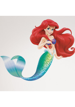 RoomMates RMK2360GM The Little Mermaid Peel and Stick Giant Wall Decals, 1-Pack
