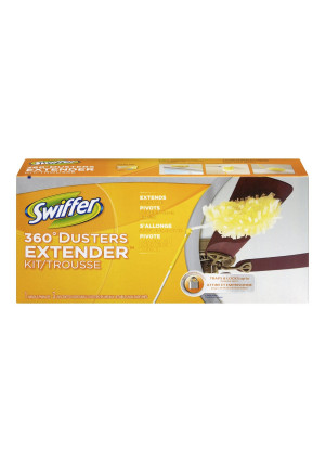 Swiffer 360 Dusters Extender Kit, 3 Unscented Dusters With Extendable handle