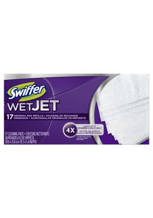Swiffer Wetjet Refill, Original Pad, 17 Count