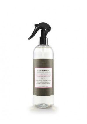 Caldrea Linen and Room Spray, Rosewater Driftwood, 16 Ounce
