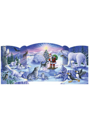 North Pole Friends Free Standing Advent Calendar