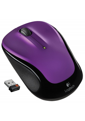 Logitech Wireless Mouse M325 with Designed-for-Web Scrolling - Vivid Violet (910-003120)