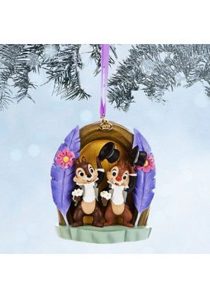 Disney Limited Edition Chip 'N Dale Sketchbook Christmas Ornament - Two Chips and a Miss