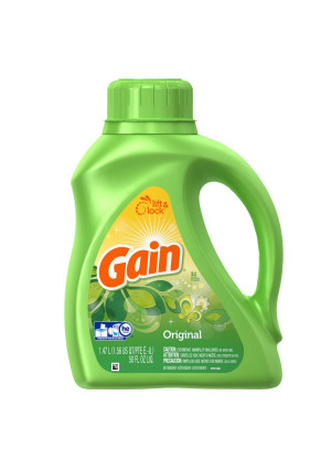 Gain Liquid Detergent with Original Scent, 32 Loads, 50-Ounce