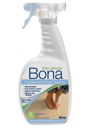 Bona Free and Simple Hardwood Floor Cleaner - 36oz Spray