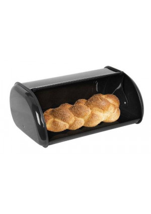 Home Basics Bread Box, Black