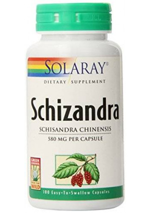 Solaray Schizandra Berries, 580 mg, 100 Count
