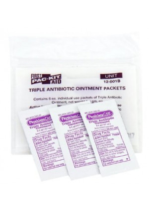 Pac-Kit 12-001 Triple Antibiotic Ointment Packet (Box of 12)