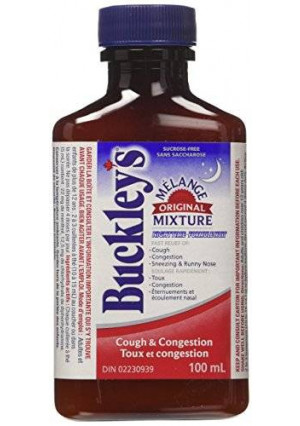 BUCKLEY'S Original 'Night Time' COUGH CONGESTION Syrup 100 ml/3.38 oz